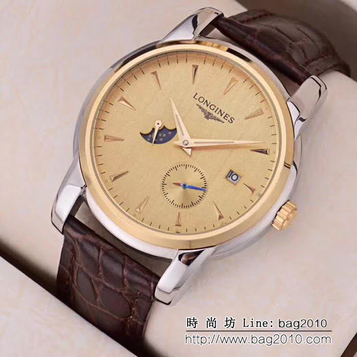 LONGINES浪琴 最新款式 全自動機械機芯 精品男士腕表 WSS0034